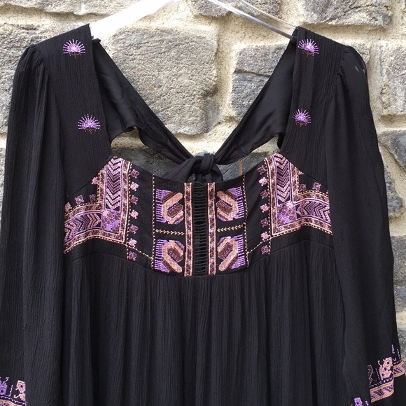 Free People | Rhiannon Embroidered Mini Dress - Picture 3 of 7